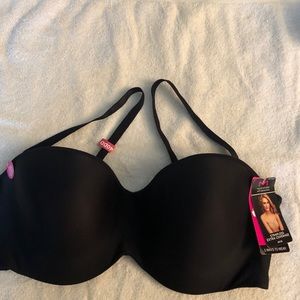Maidenform Black strapless 40DD